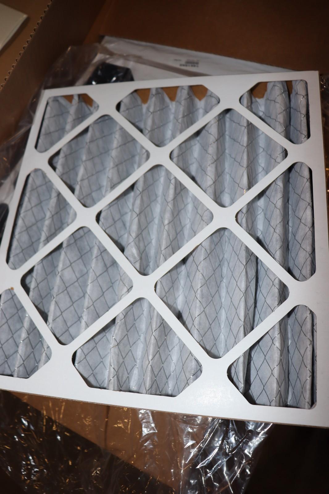 12 Pack - 14x15x2 NC FILTRATION AIR FILTRATION CARBON PLEATED FILTERS