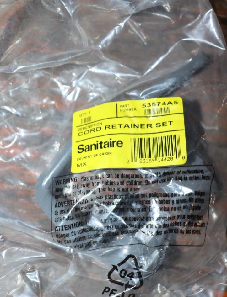 Cord Retainer Wrap Set fits Sanitaire Traditon Upright Models, 53574A5