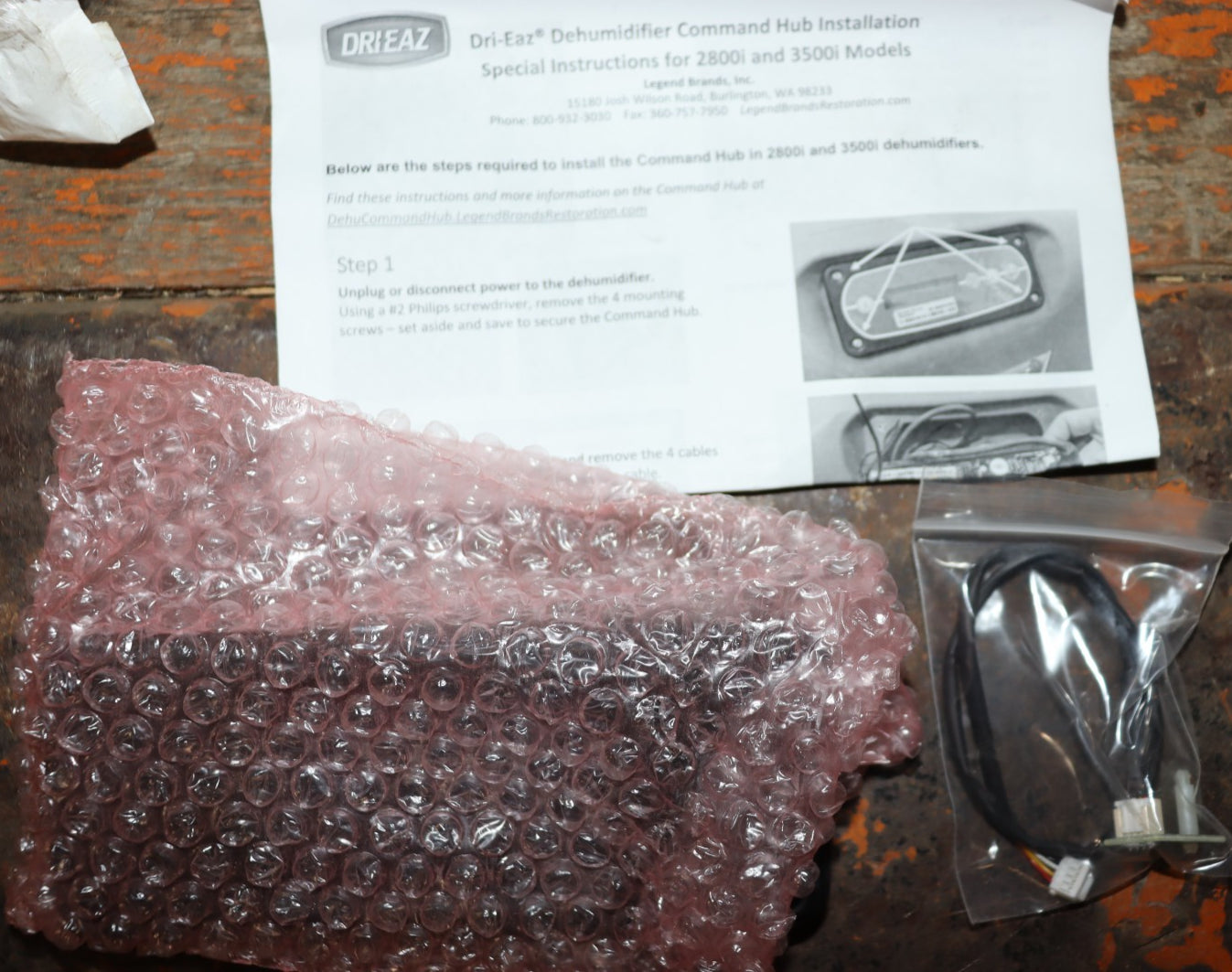 Command Hub with Sensor Dri-Eaz Onsite 24/7 Equipment Control GR 2800i LGR 3500i