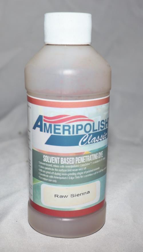 Ameripolish Classic Raw Sienna Interior Solvent Powder Concrete Penetrating Dye