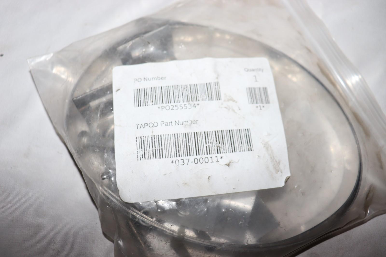 TAPCO 037-00011 Sign Mounting Brackets, Silver, SS, PR 1DYJ6