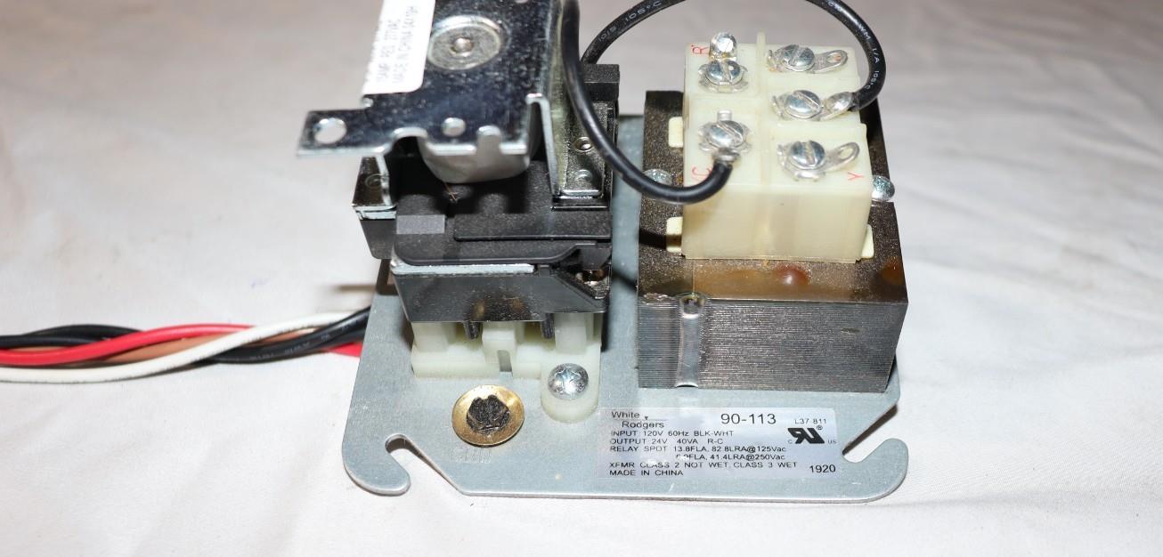 WHITE-RODGERS 90-113 Transformer Relay, SPDT, NO, 24V 2E852