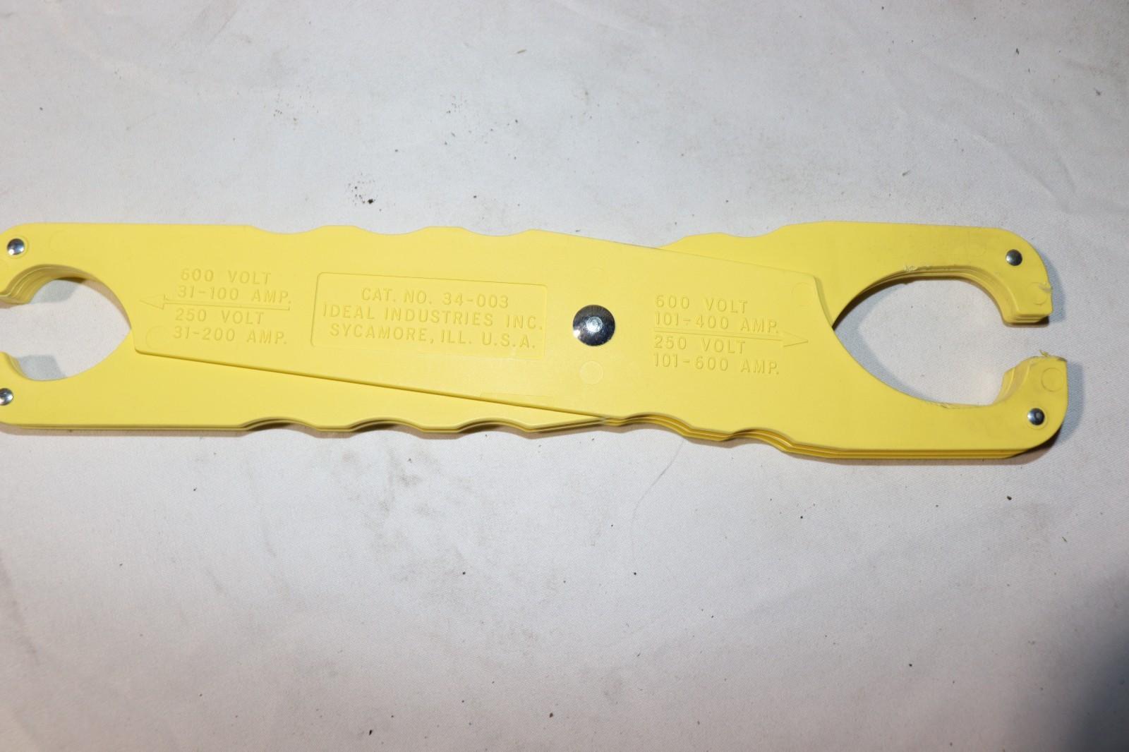 Ideal 34-003/ Fuse Puller Safe-T-Grip, New in box for fuses 1” - 2.5” diameter