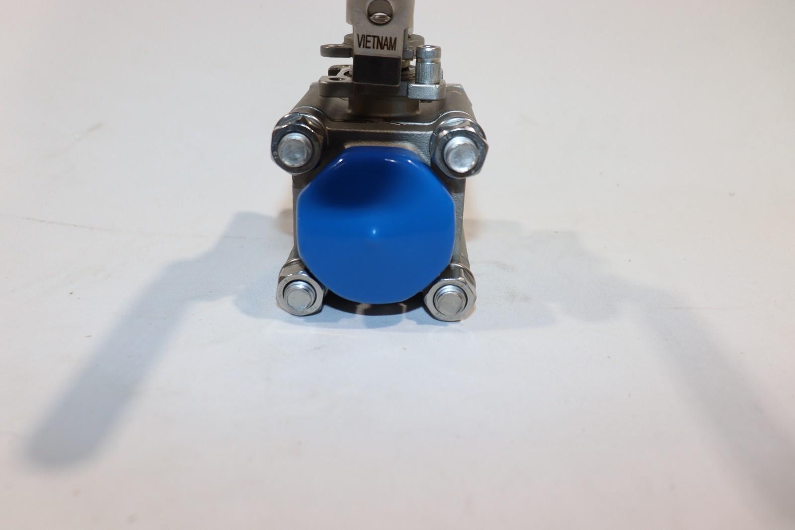 NEW FNW 320A 1-1/4" STAINLESS STEEL FULL PORT BALL VALVE CF8M 1500CWP FNW320