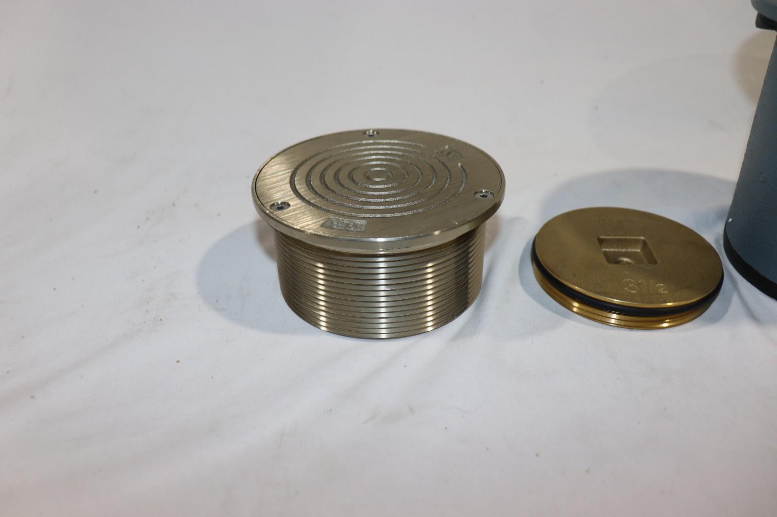 Watts - MNZ - B4-34-4P-LG - Cast Iron Drain Body Cleanout - 3 1/2"