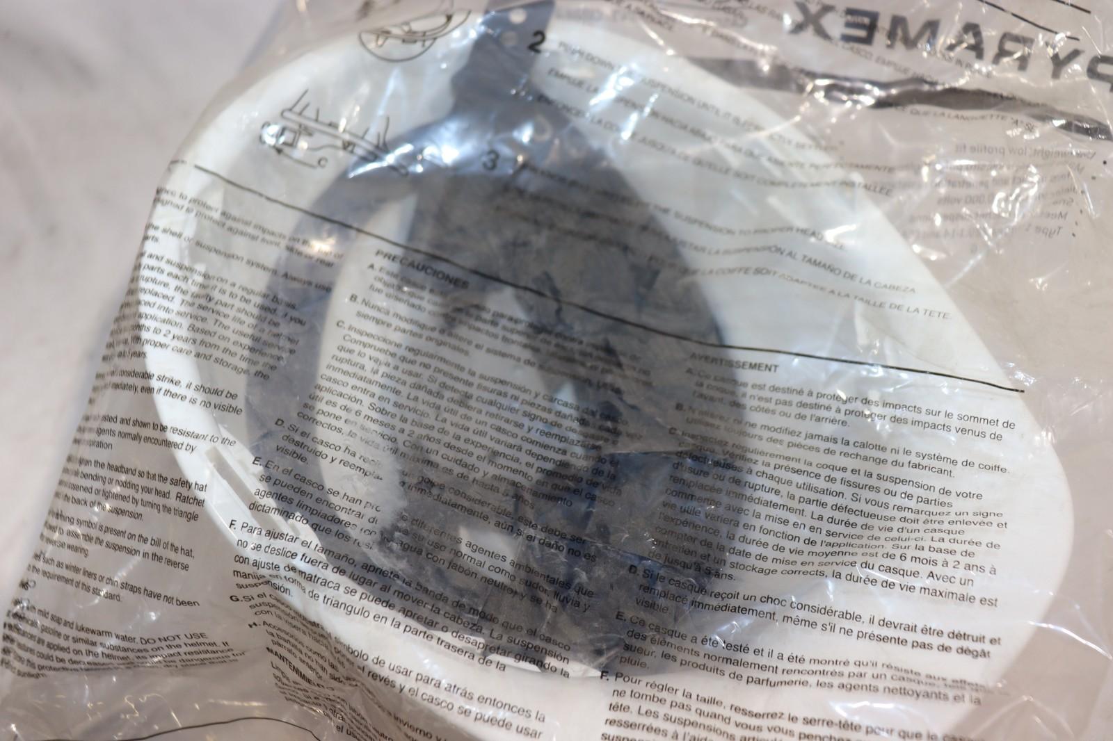 2 Pack - Pyramex HP14010 Sl Series 4 Pt. Snap Lock Suspension Hard Hat White