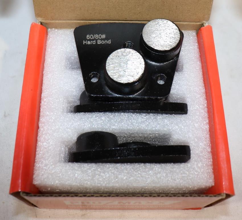 3 Pack Pro Maxx 60/80 Grit 2 Round Segment, Black Series, Soft Floor, DT-JD2R80H