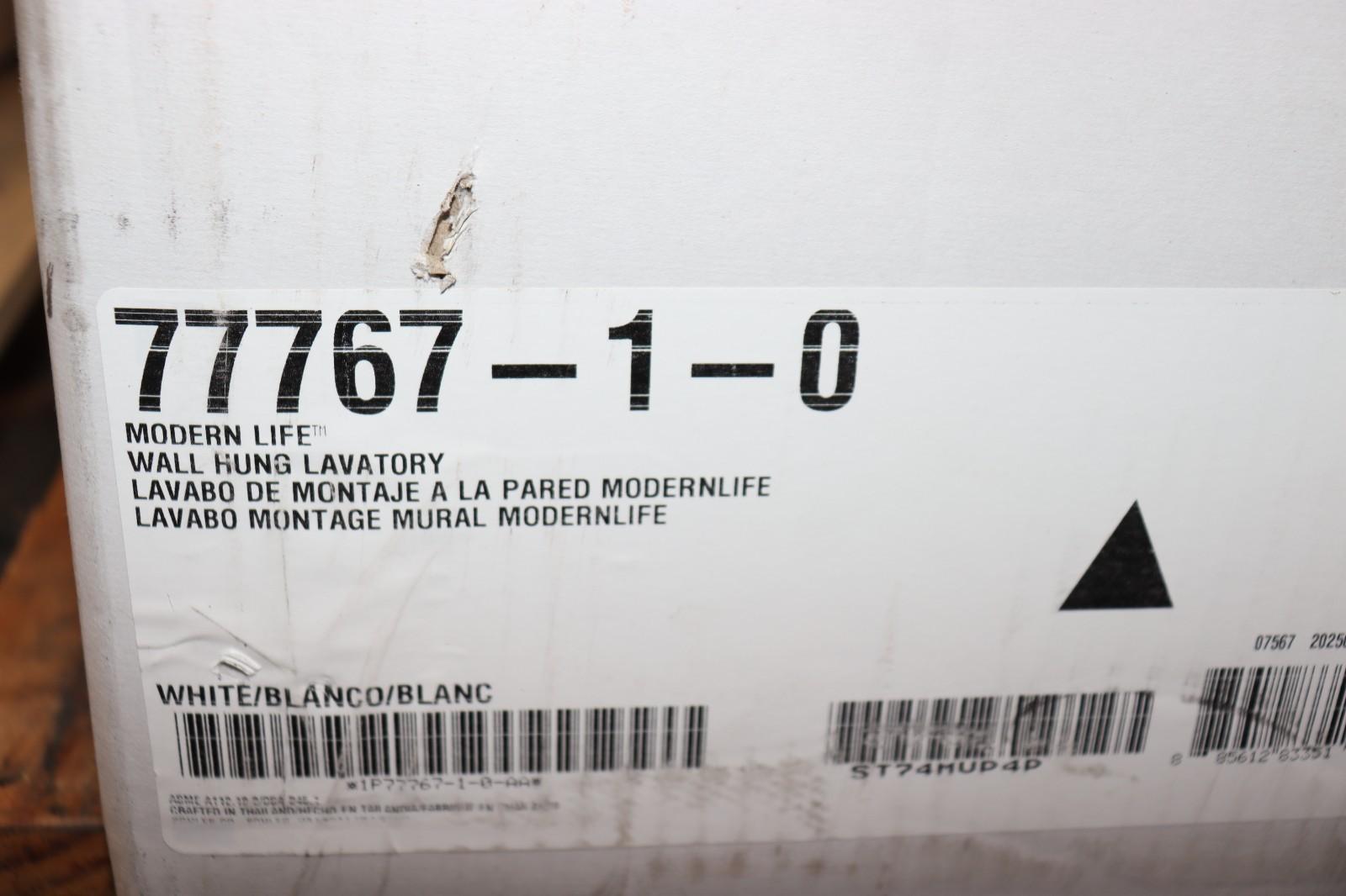 Kohler Modern Life Wall Hung Lavatory Sink 77767-1-0