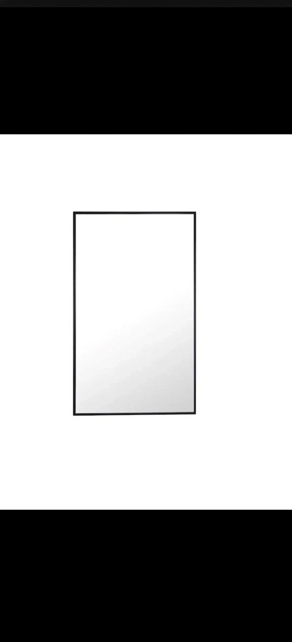 Elegant Decor 4074 Eternity Mirror, Black, 24" - MR4074BK