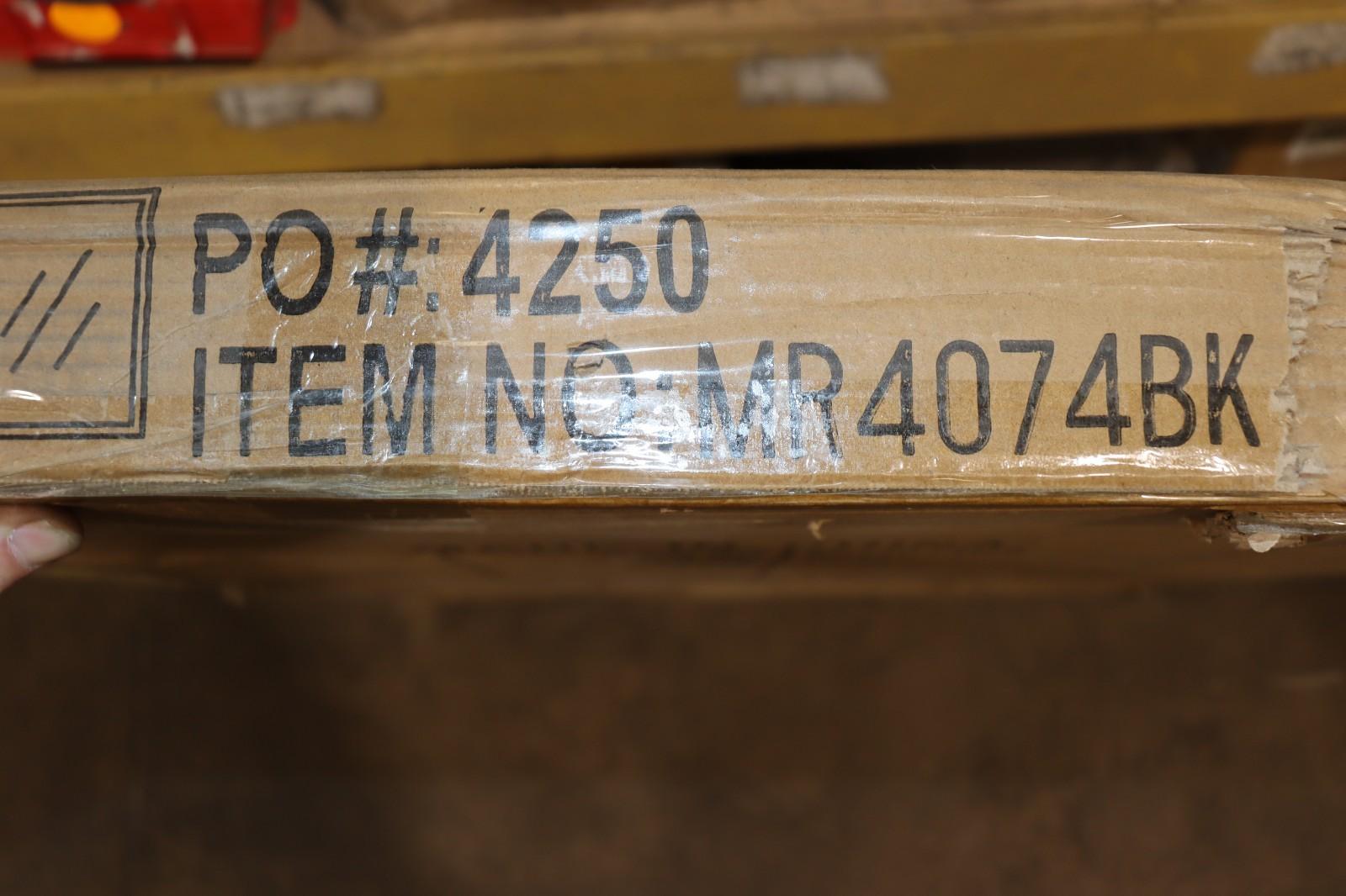 Elegant Decor 4074 Eternity Mirror, Black, 24" - MR4074BK