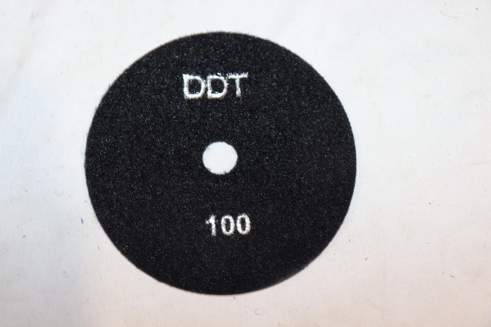 Box of 9 - 5" Hex Concrete Edge Polishing Pad 100 Grit, Black, Dynamic Diamond T