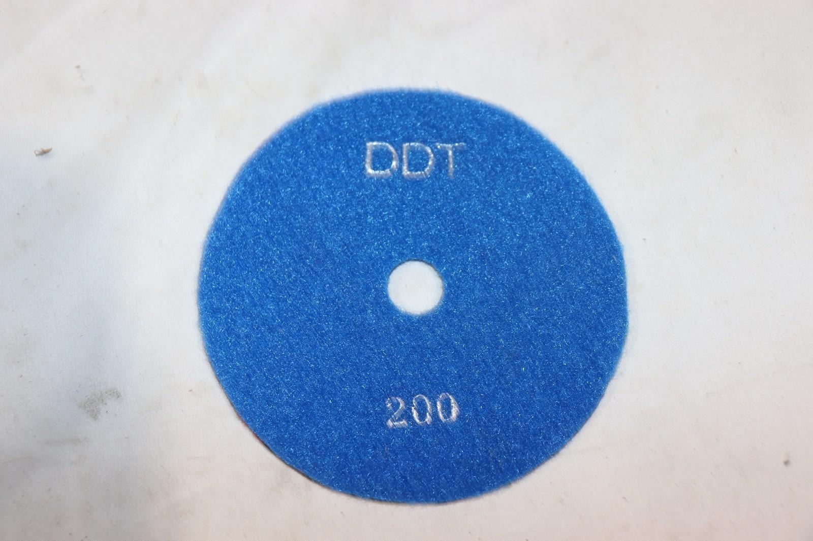 Box of 9 - 5" Hex Concrete Edge Polishing Pad 200 Grit, Blue, Dynamic Diamond To