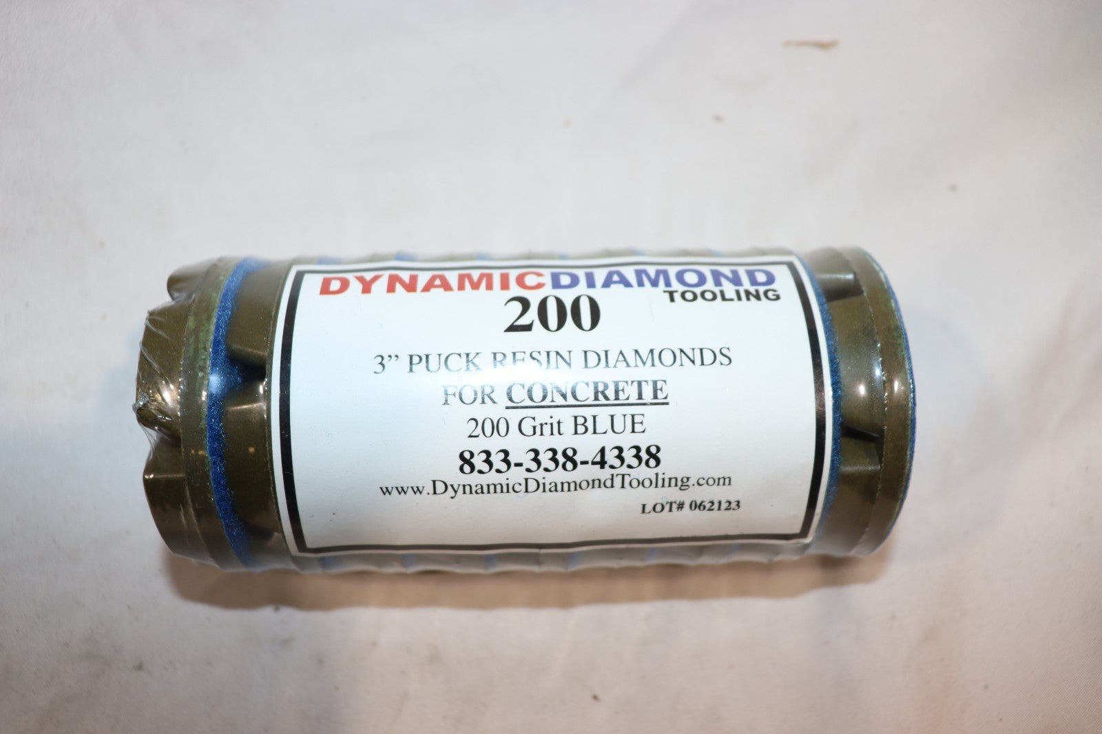 9 Pack - 3 Inch 200 Grit Turbo Shine Resin Bond Diamond, Blue, Segmented