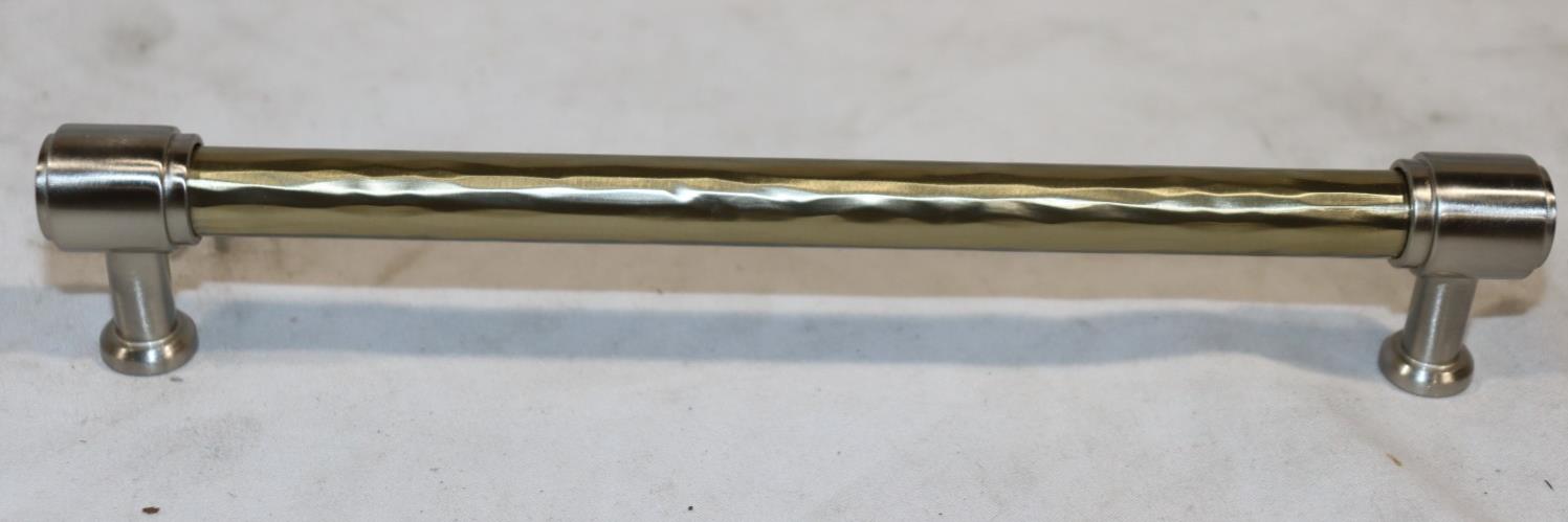 Signature Hardware Bar Pull, 192mm, Golden Champagne/Satin Nickel SH553202GCSN