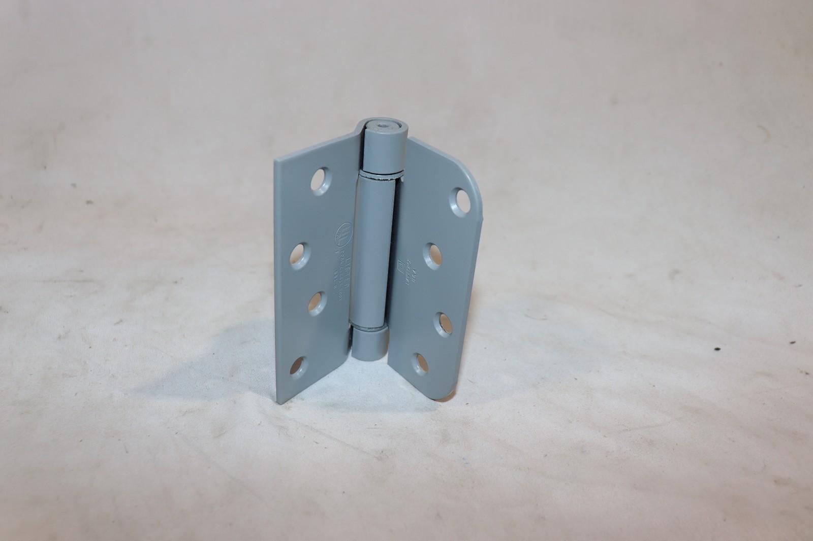 2 Pack - Lawrence Brothers, 4" Gray Adjustable Spring Hinge, R2561X2569