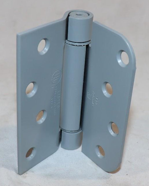 2 Pack - Lawrence Brothers, 4" Gray Adjustable Spring Hinge, 125619901