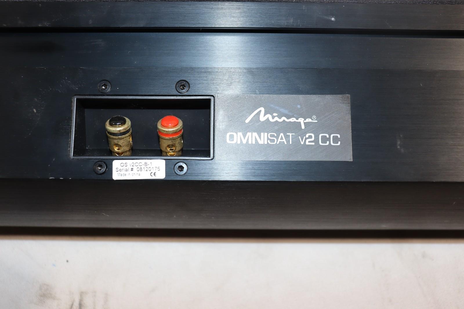 Mirage Omnisat V2 CC High-End 2-Way Compact Center Channel Speaker