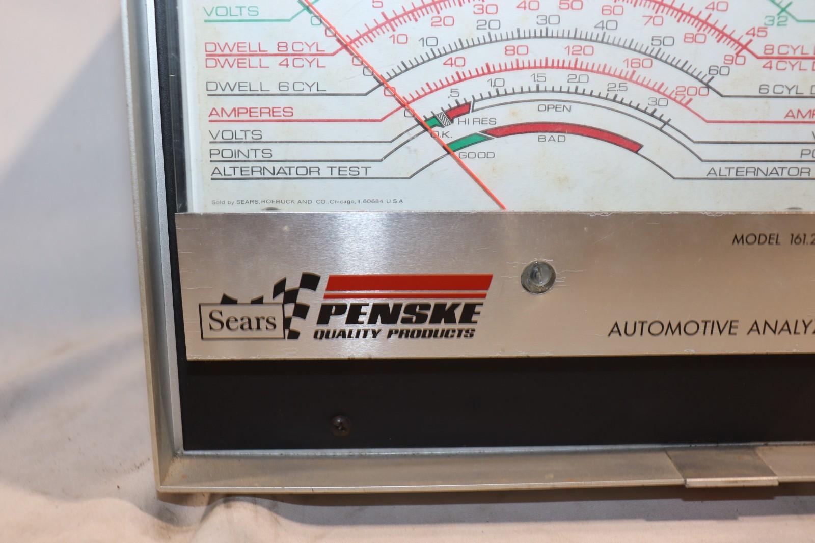 Vintage Penske Automotive Analyzer Sears 161.21042 Tester Made in USA, Untested