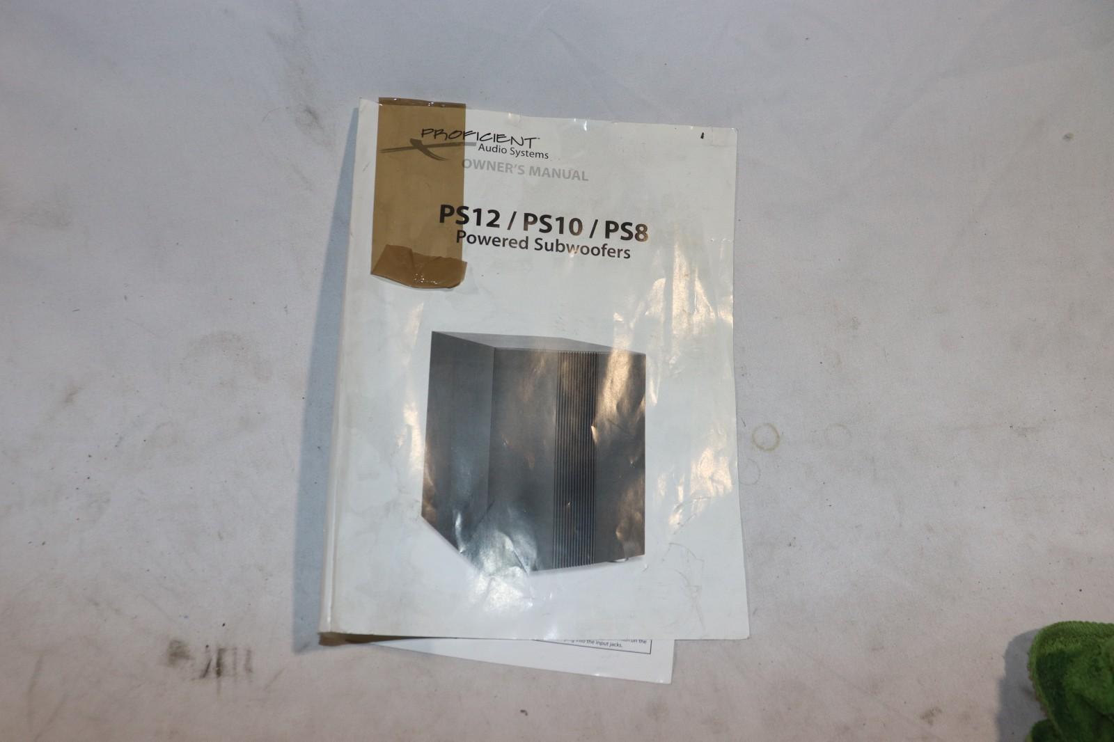 Proficient Audio S10 Subwoofer 10" Long Throw Woofer Crossover Box, Used