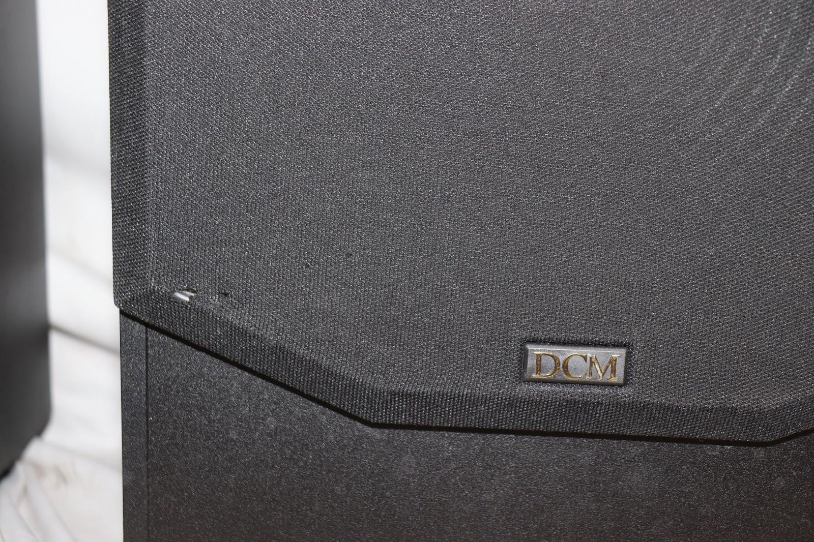 DCM KX10 3-Way Hi-Fi Floor Stand Speaker Pair, Black, Fair Condition