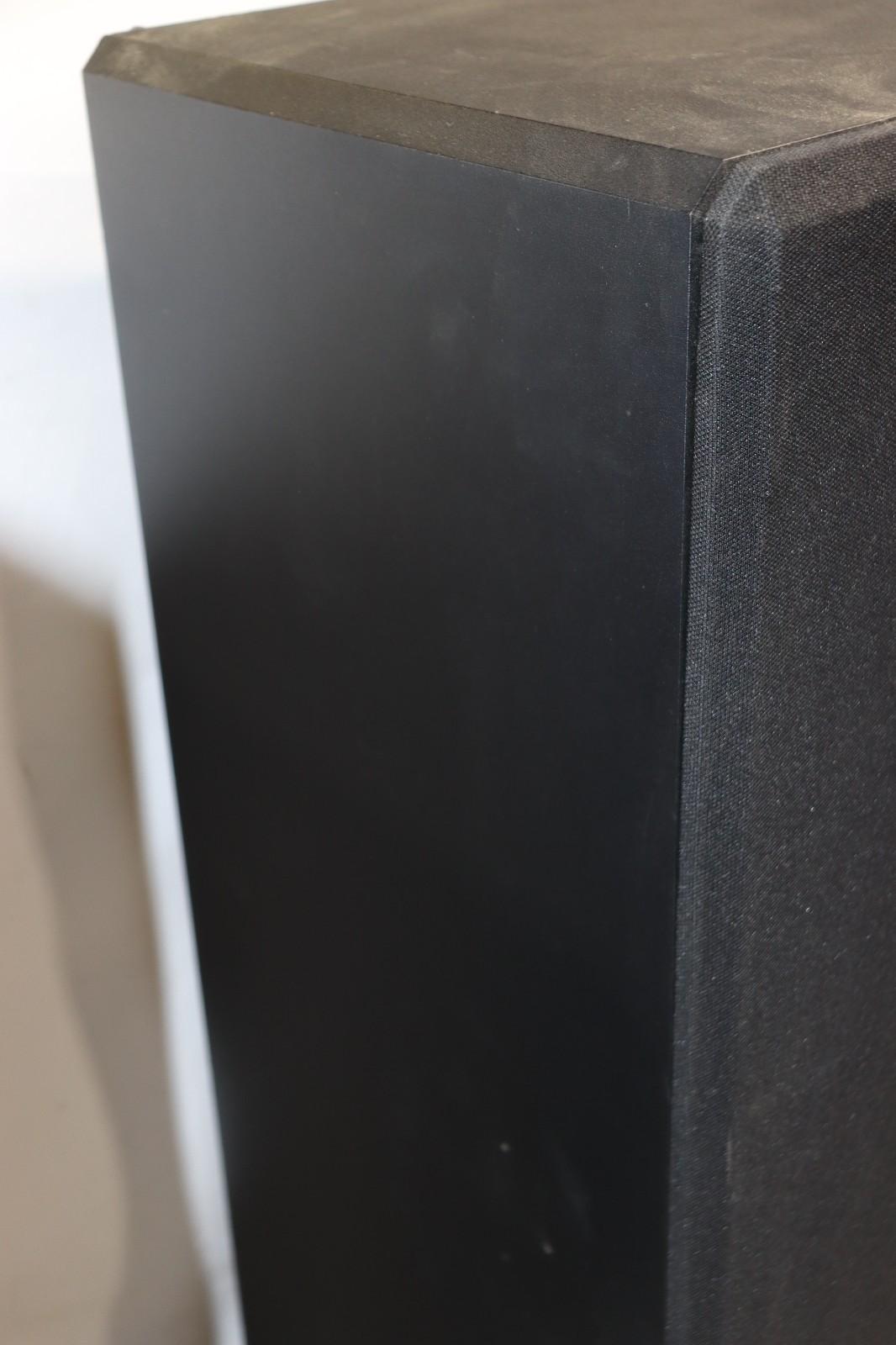 DCM KX10 3-Way Hi-Fi Floor Stand Speaker Pair, Black, Fair Condition