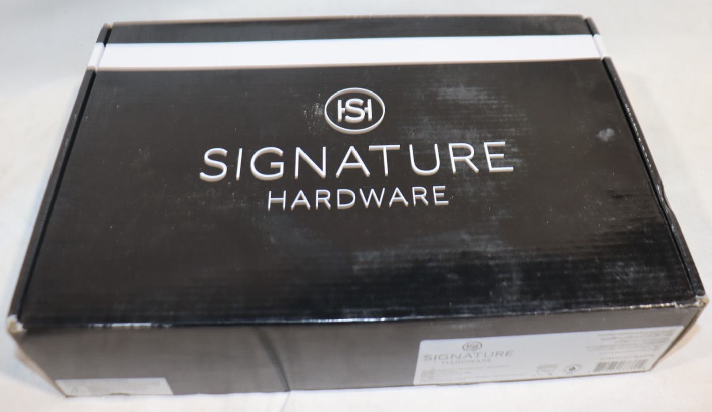 Signature Hardware SHWSCGU800PN Gunther Two Handle Widespread Bathroom Faucet