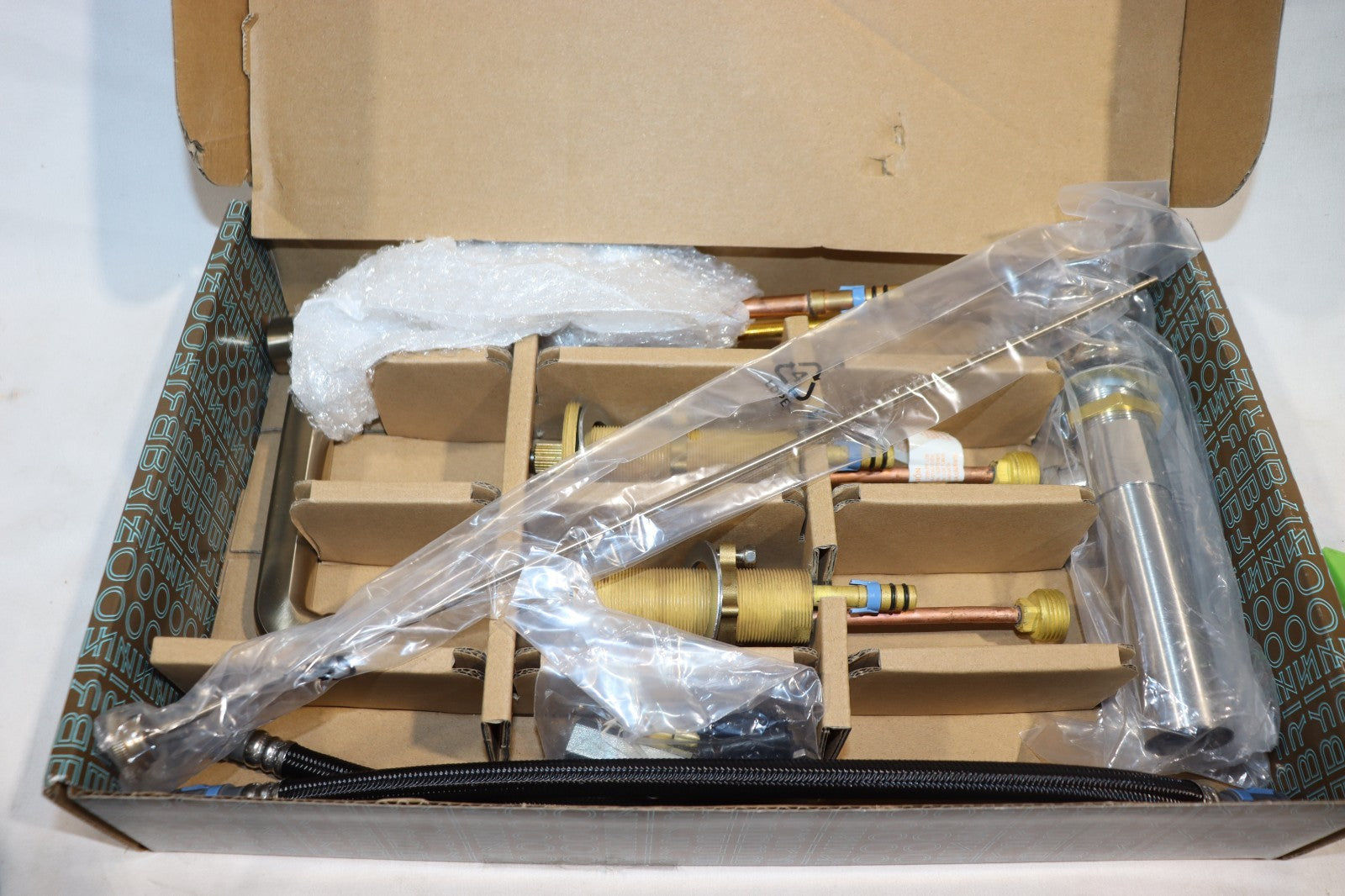 Brizo Invari 1.5 GPM Widespread Bathroom Faucet w/ Pop-Up Drain, LESS HANDLES