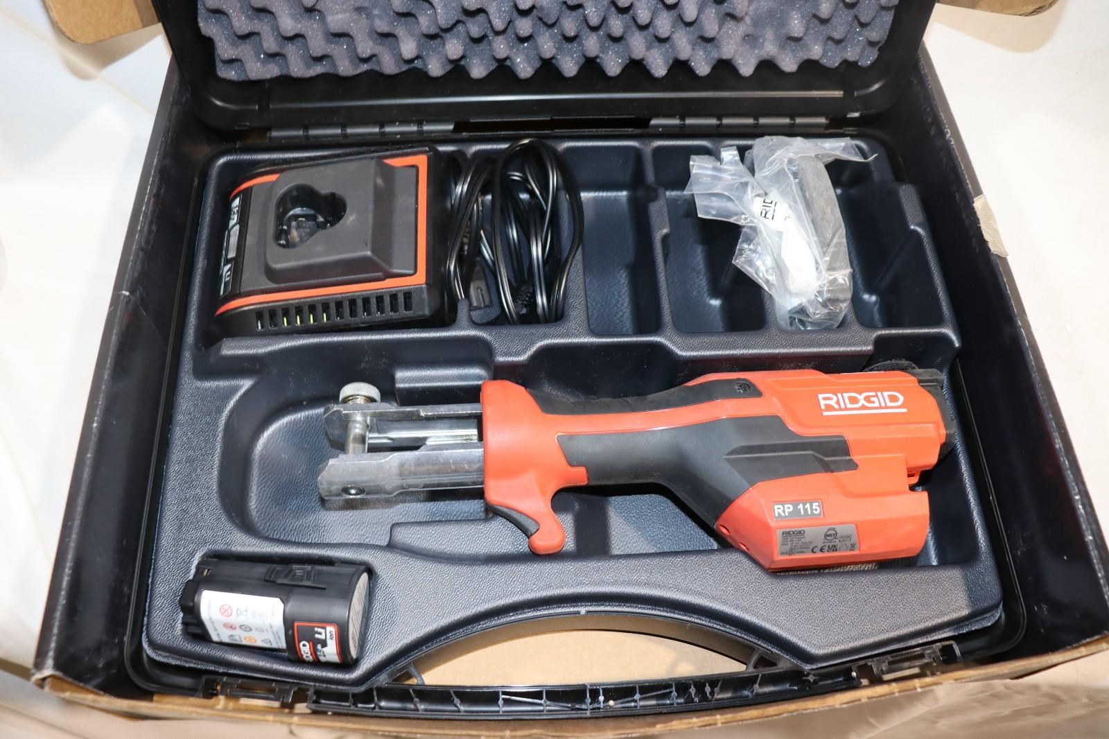 Ridgid RP 115 Mini Press Tool Kit for 1/2 in. - 3/4 in. Copper & Stainless