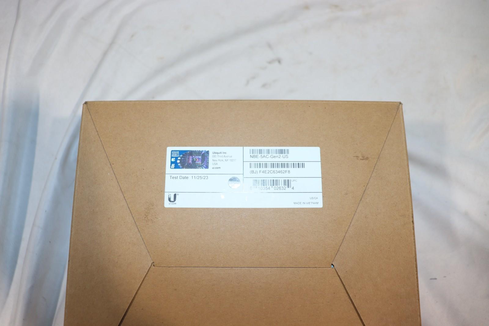 Ubiquiti NanoBeam AC Gen2 NBE-5AC-GEN2 5GHz 19dBi CPE Bridge + Mount, SEALED