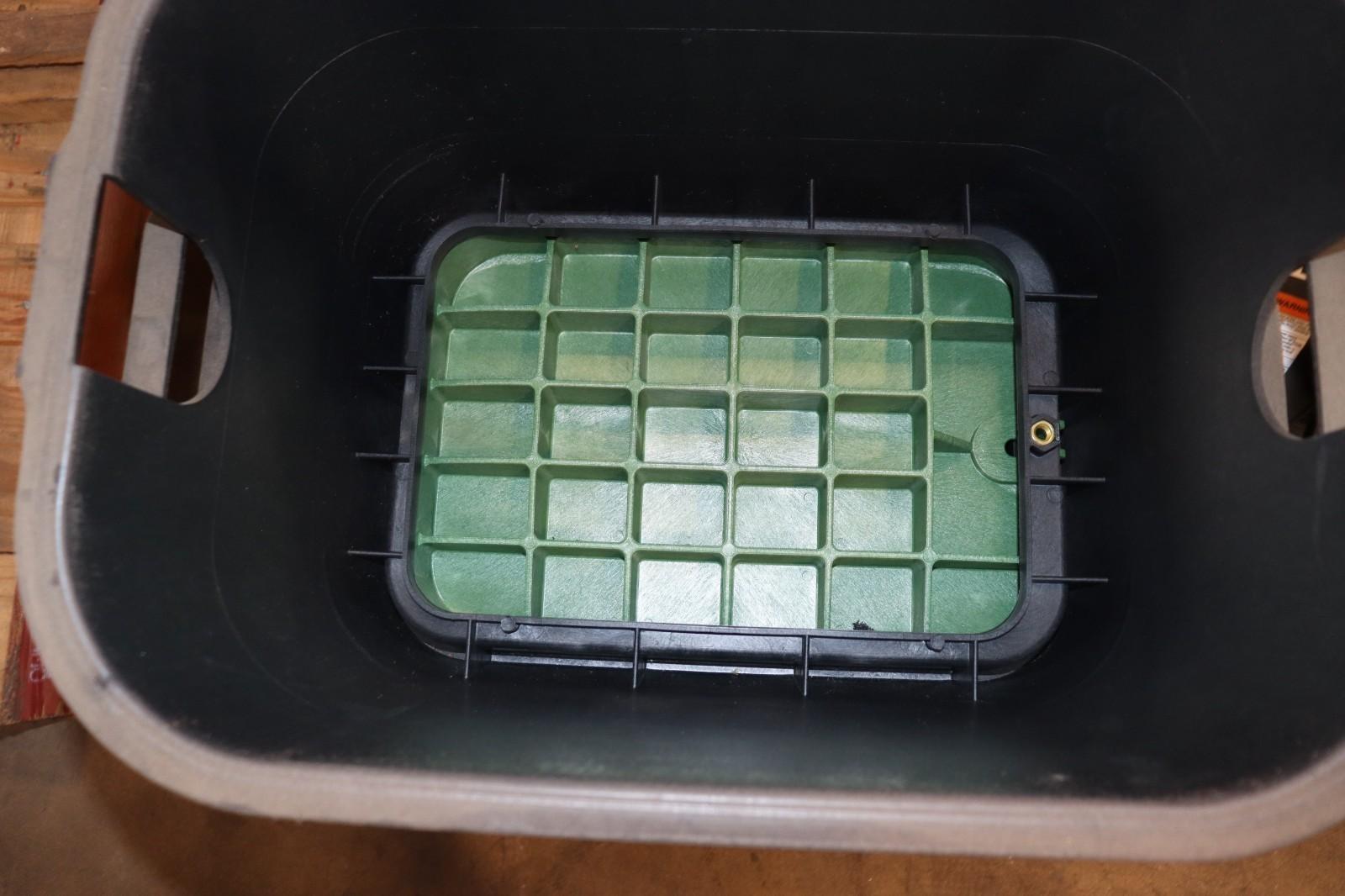 NDS 113BC Rectangular Valve Box, Polypropylene, 12-1/4 In H X 15-1/2 In W X 21