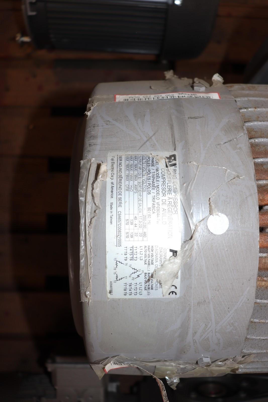 FUJI ELECTRIC VFC904A-7W RING COMPRESSOR, Used