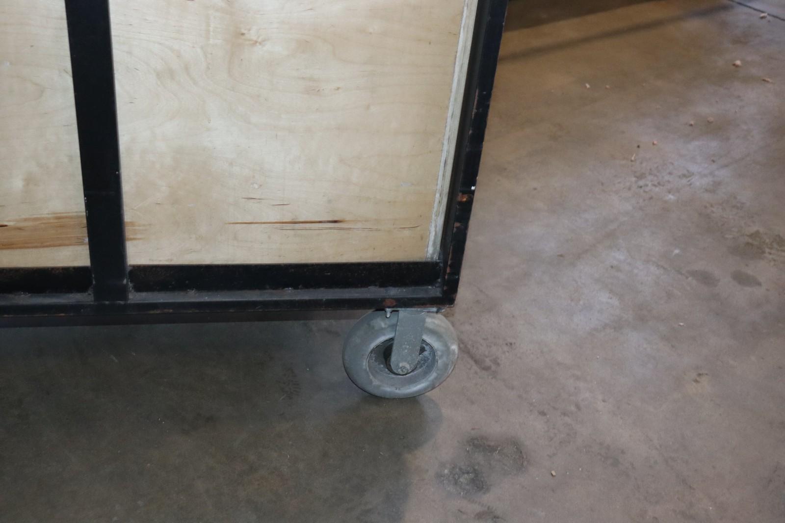 XLarge Grip Cart, 8 Drawer, w/ Casters, Locking, Wood Drawers, Steel Frame