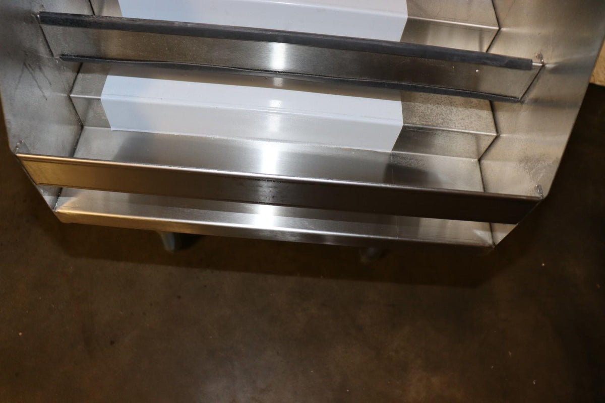 18" Liquor Bottle Display Rack 5 Tier Storage Under Bar Stainless Steel, Dents - Northside Material Brokers