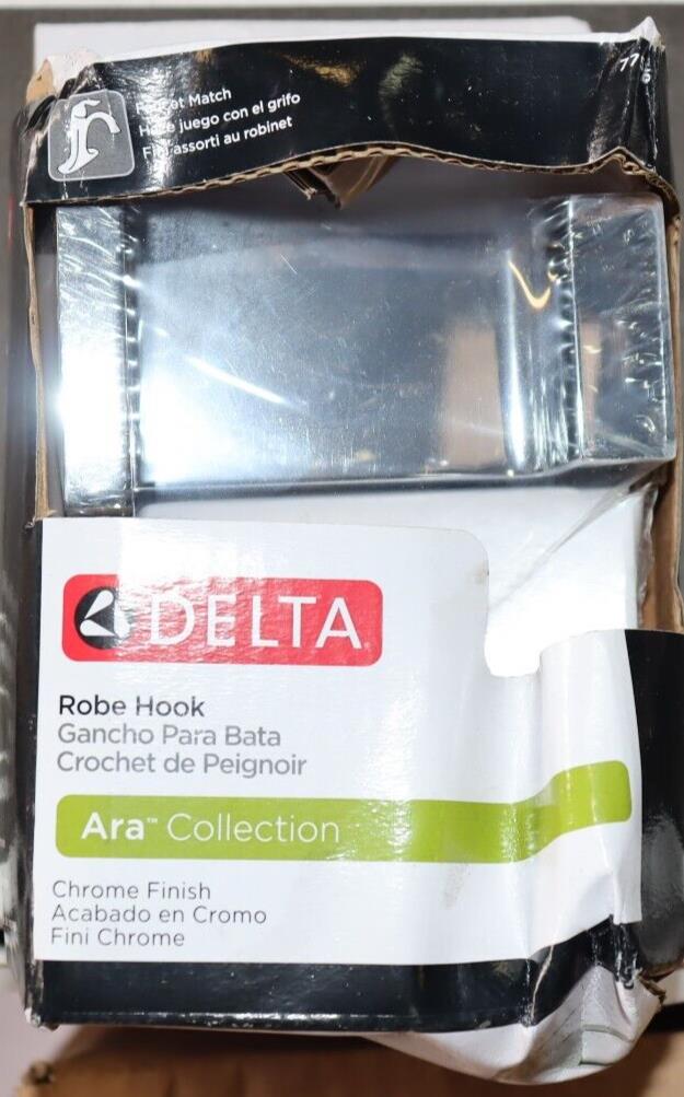 Delta 77535 ARA Robe Hook, Chrome Finish