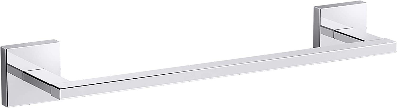 Kohler Square Towel Bar Polished Chrome, K-23286-CP