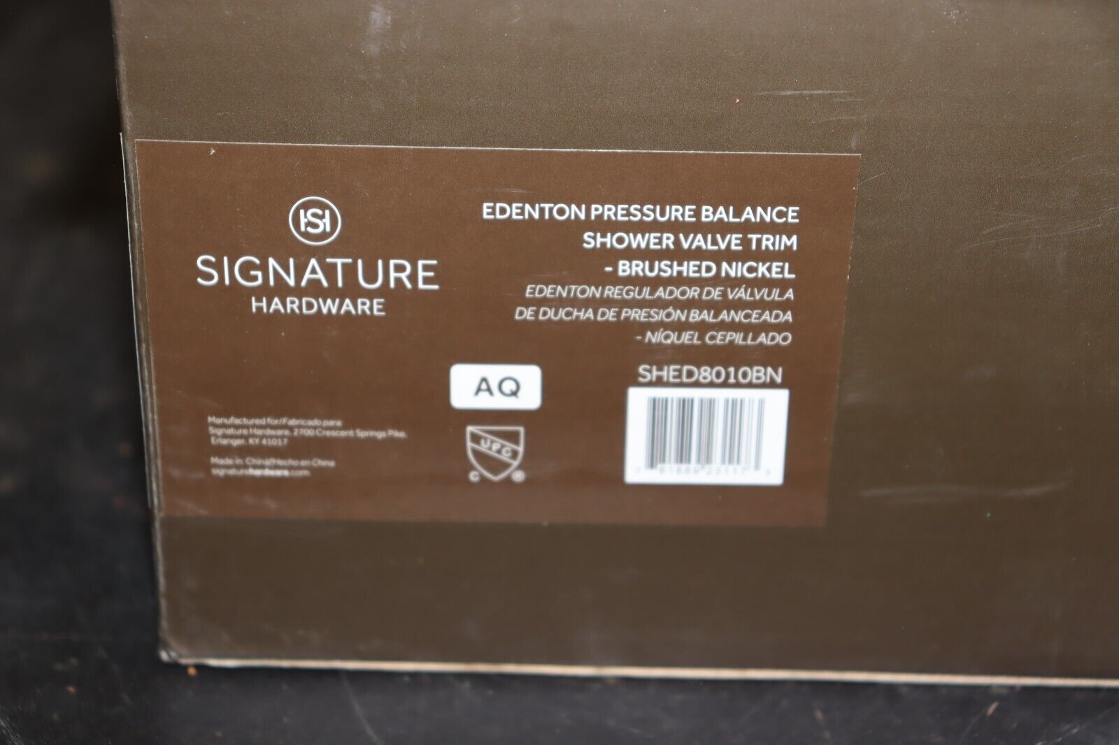 Signature Hardware Single Lever Dual Function Pressure Balancing,SHED8010BN