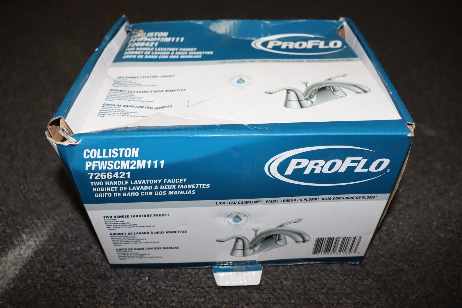 PROFLO Two Handle Centerset Bathroom Sink Faucet 1.2 gpm, PFWSCM2M111