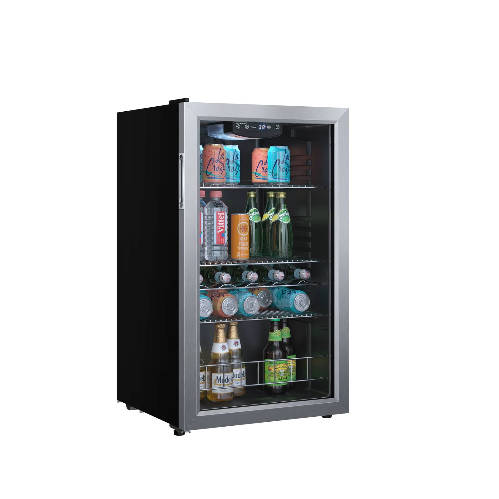 EdgeStar 19 Inch Wide 105 Can Capacity Extreme Cool Beverage Center, BWC121SS