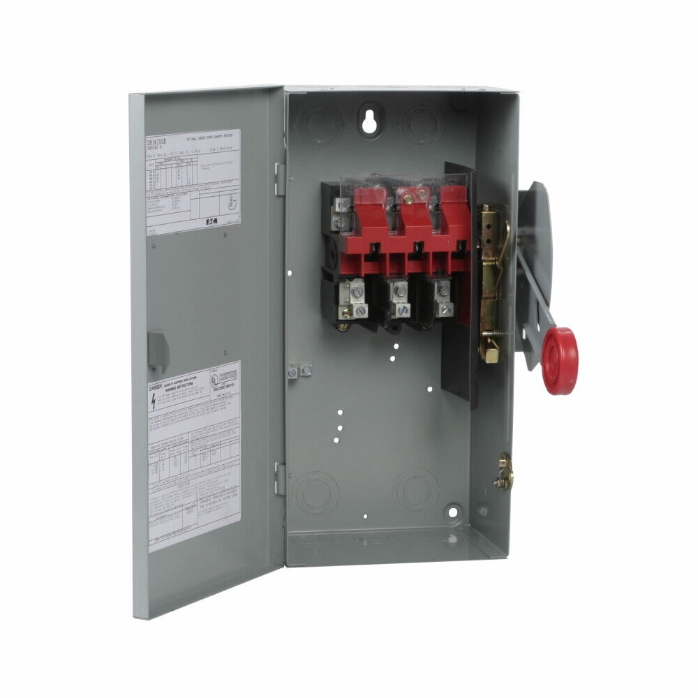 Eaton Heavy Duty Non-Fusible Single Throw Safety Switch, DH362UGK