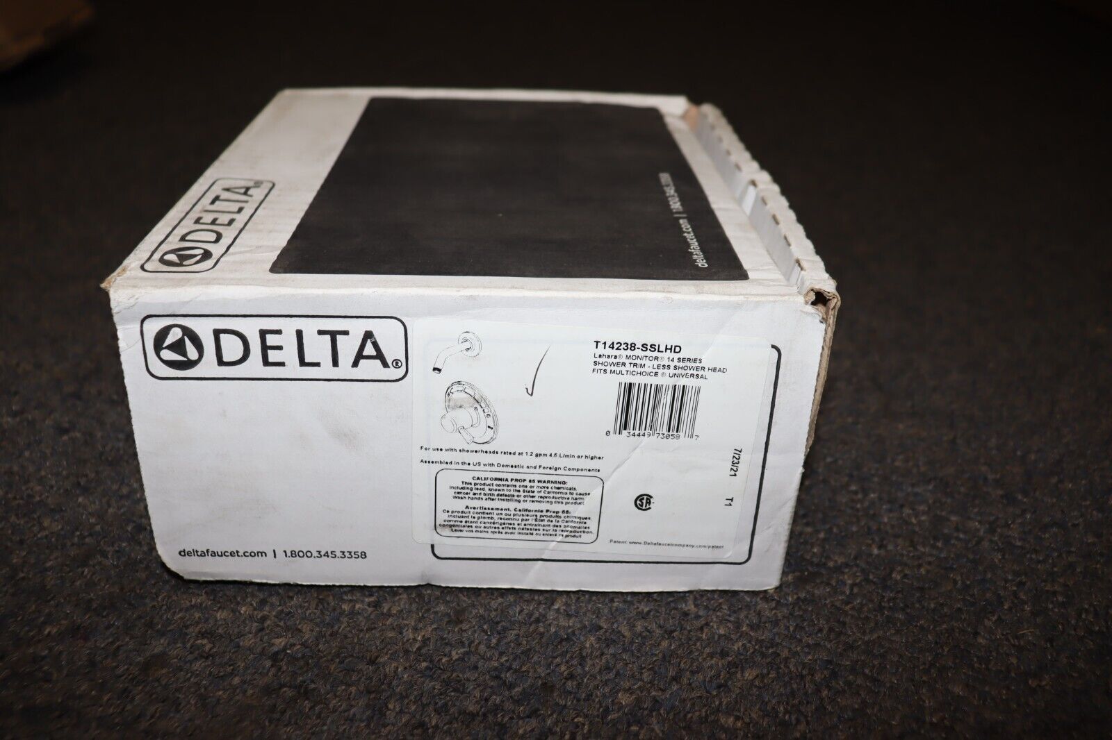 Delta Faucet Lahara Monitor 14 Series Shower Trim, T14238-SSLHD