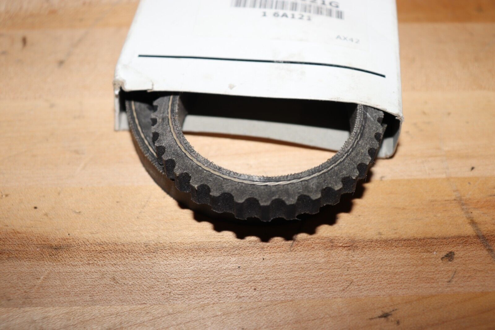 DAYTON Cogged V-Belt: 44 in Outside Lg, 1/2 in Top Wd, 5/16 in Thick, 6A121