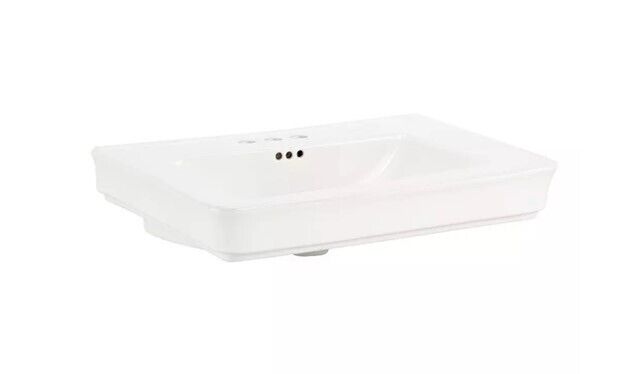 SIGNATURE VANITY TOP / WALL MOUNT SINK SHCTT27218WH
