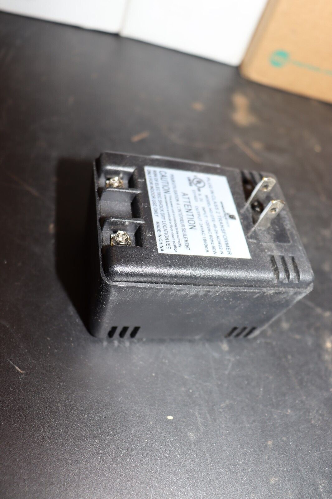 SLOAN ETF-233 Plug-In Transformer, 120V In/24V Out, 35VA