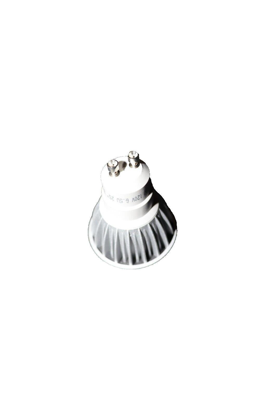 QUANTITY OF 6 - 2 PIN LED BULB, 5W, GU10 LED, 4000k, C-130749, 120V NEW