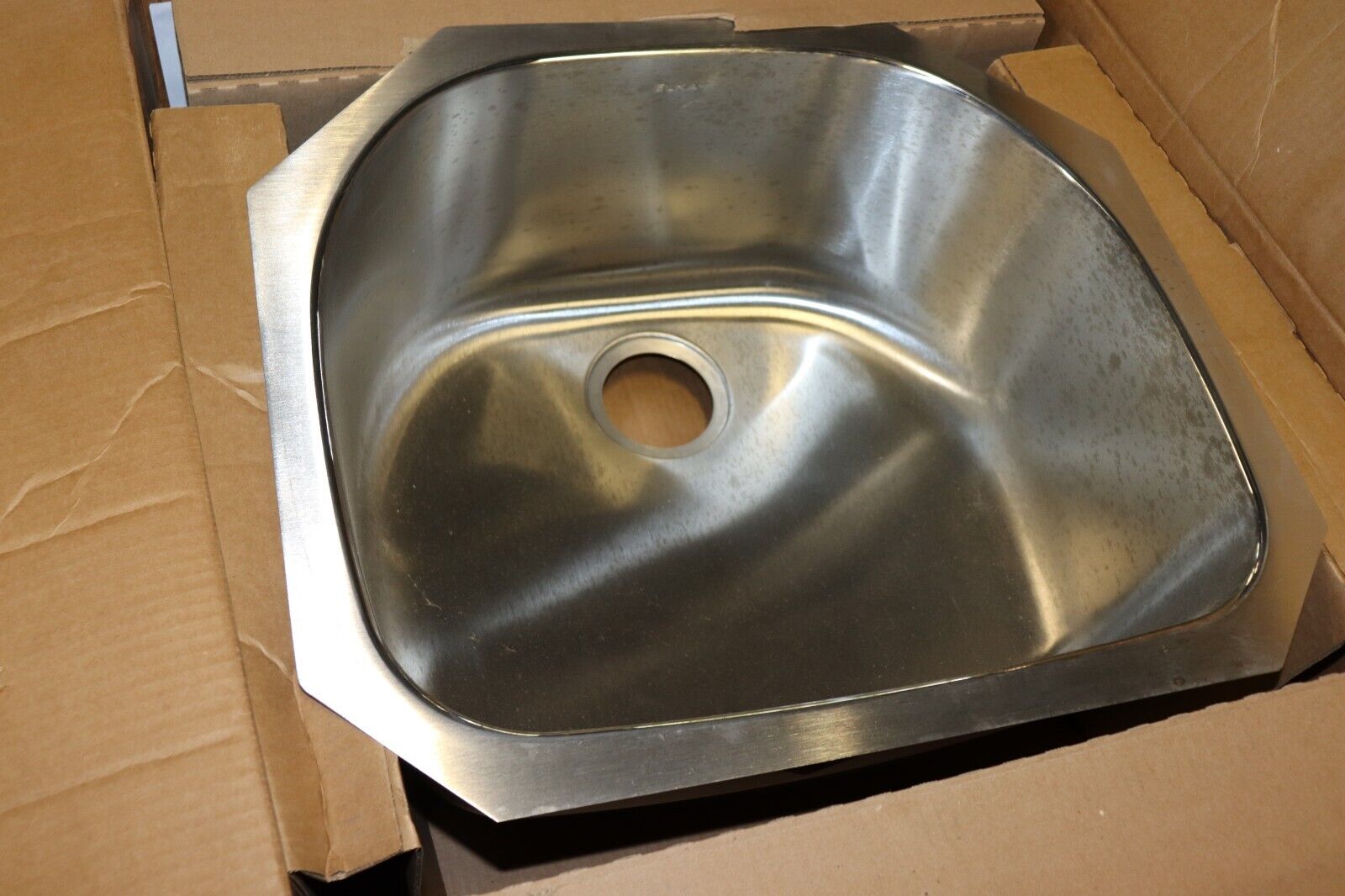 Elkay Lustertone ELUH211810 Undermount Single Bowl Kitchen Sink Stainless Steel