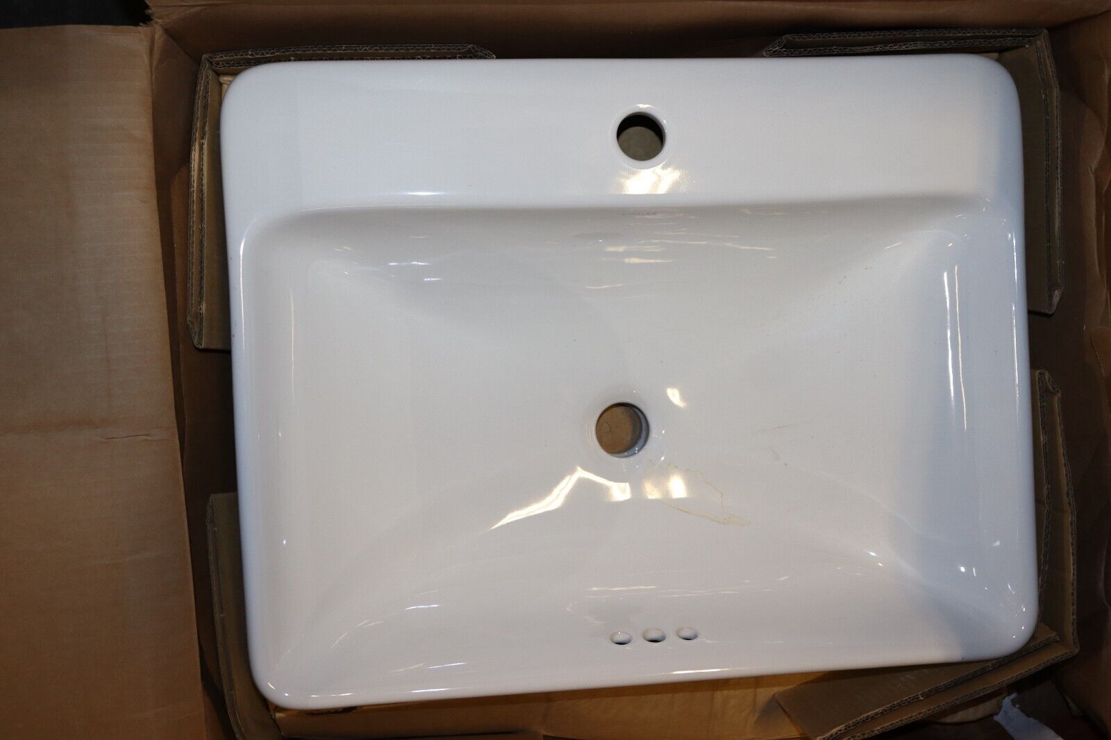 Kohler K-2660-1-0 Vox 22" Vessel Sink with Overflow White