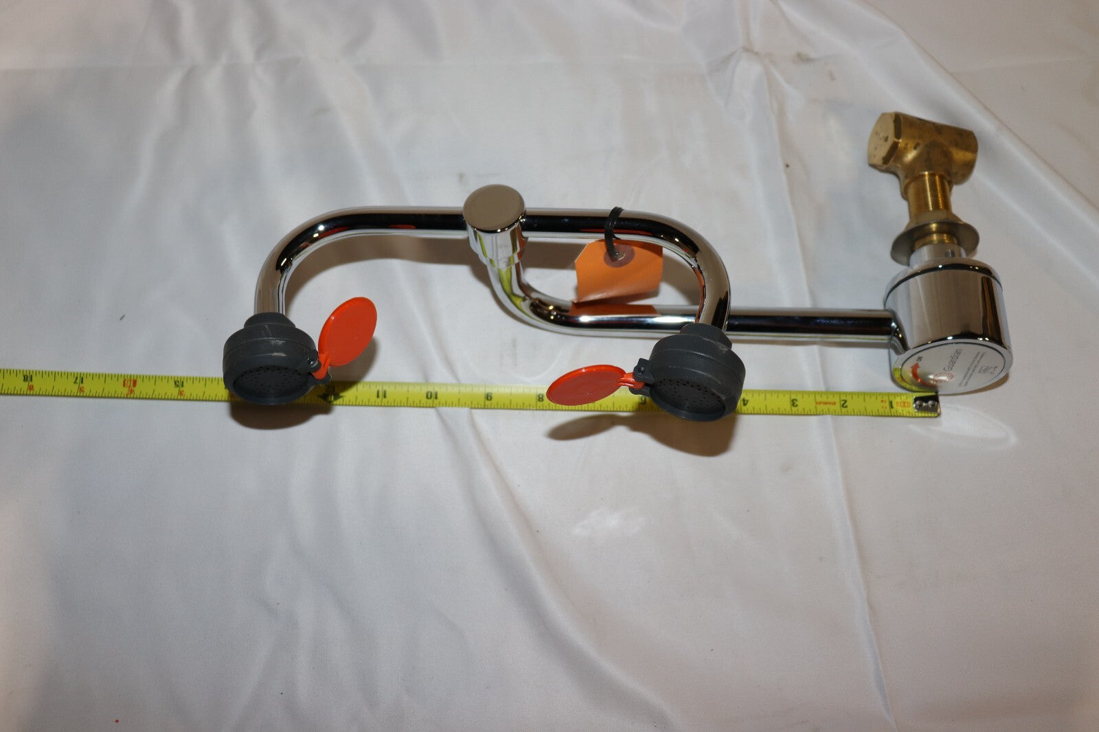 Guardian G1805 Steel Eyewash, Deck Mounted, AutoFlow 90 Degree Swivel(PRE-OWNED)