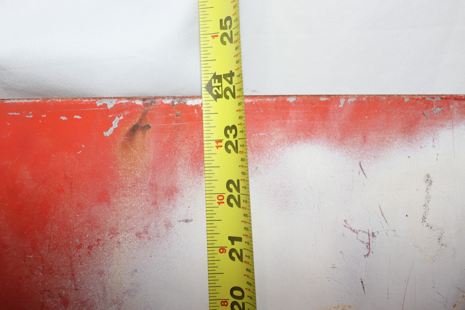 Coca Cola Sign Vintage Rustic Heavy Metal, White Spray Painted