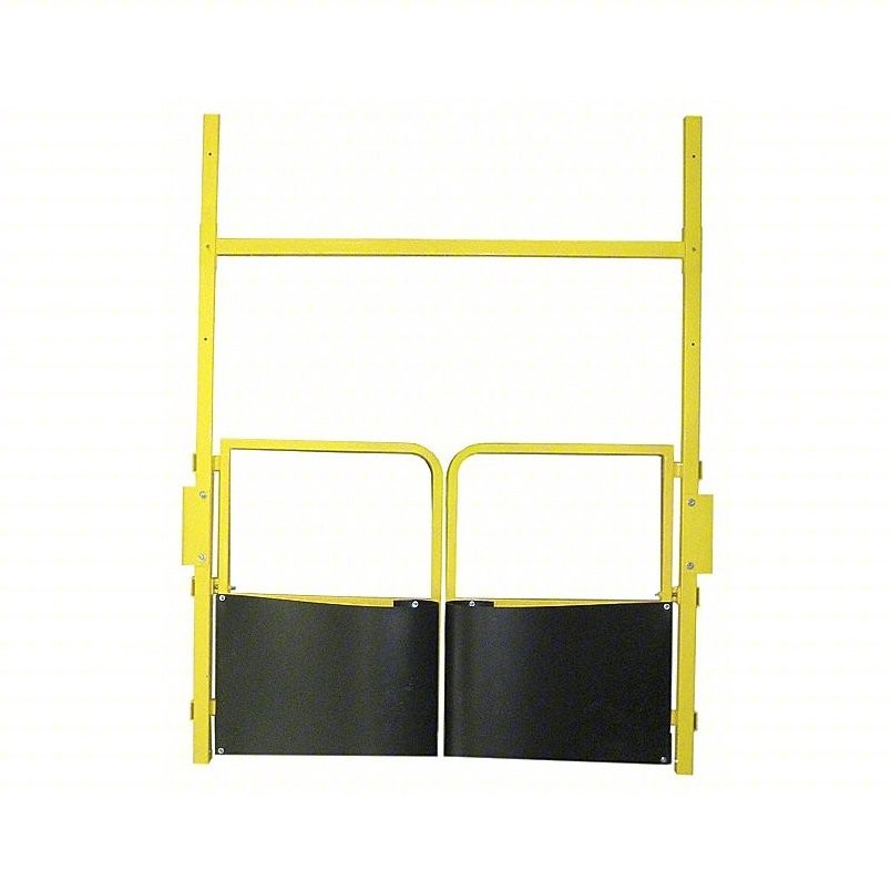 PS INDUSTRIES Pallet Safety Gate 80 in x 78 in Yellow 42 in Gate, PLG-7284