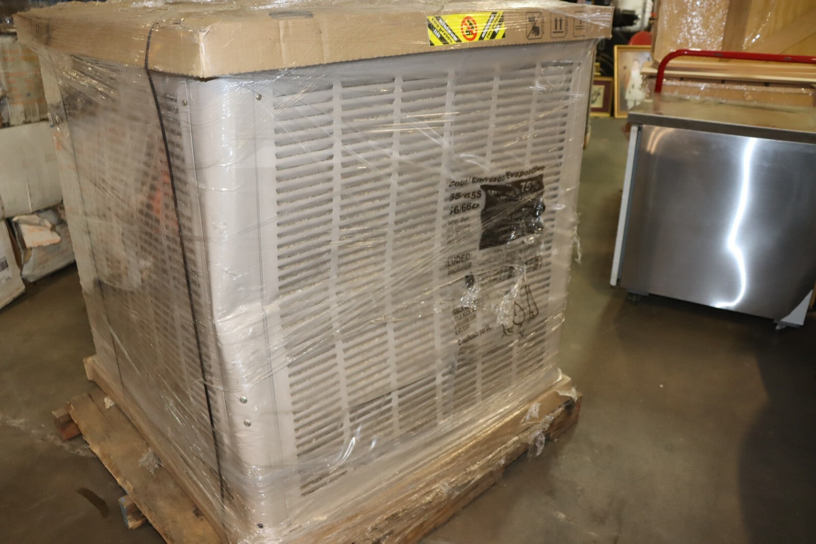 ESSICK AIR Ducted Evaporative Cooler: 1200 to 1800 sq ft, N55/65S, 2YAE3